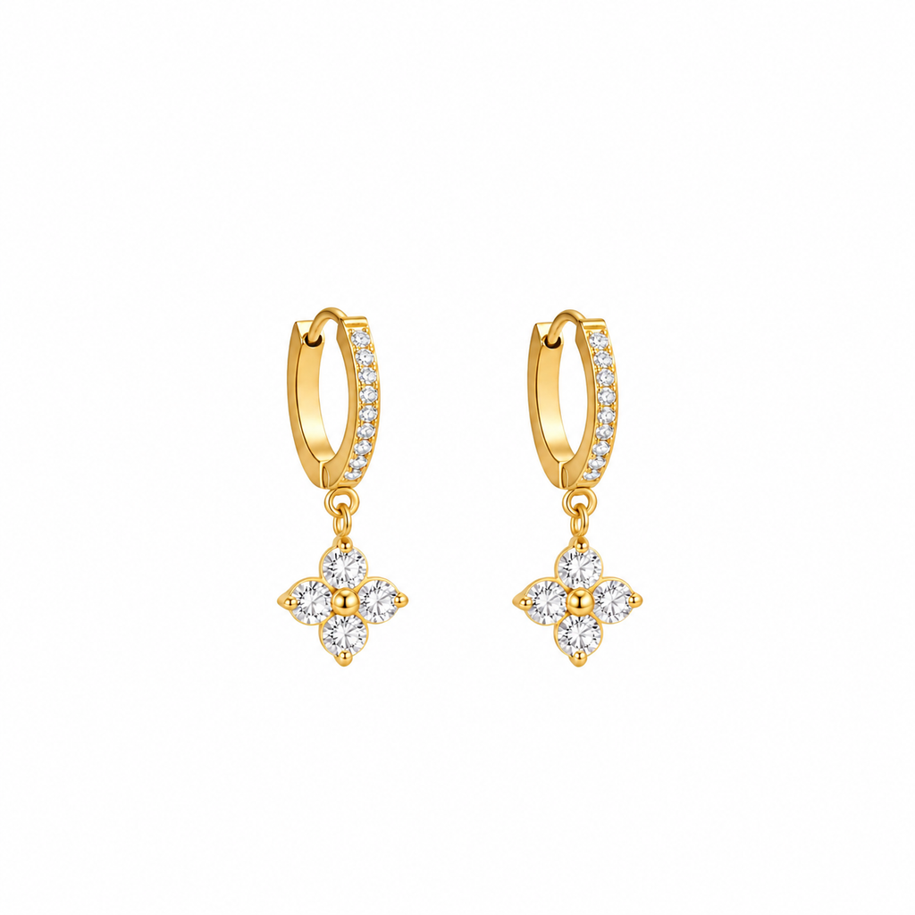 BOUCLES D'OREILLES - FLORA