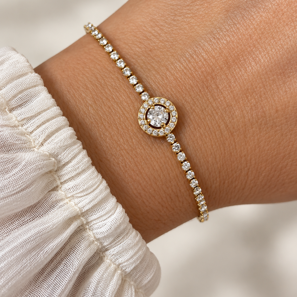 TENNIS BRACELET - CAPUCINE