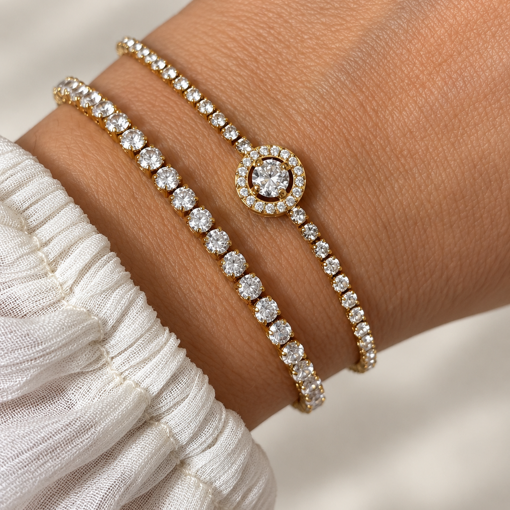 TENNIS BRACELET - CAPUCINE