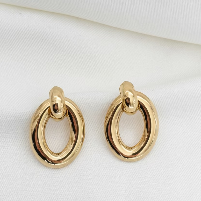 Pure Oval Earrings