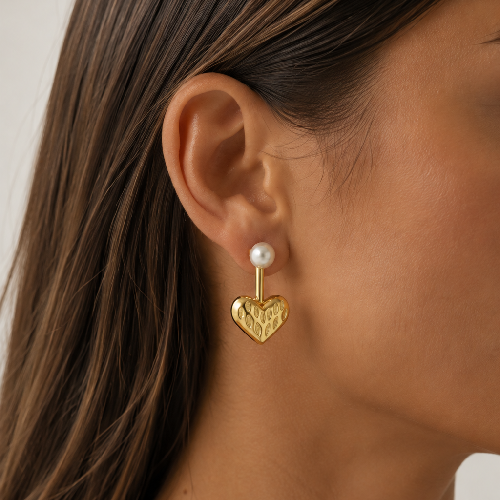 Love Pearl Earrings
