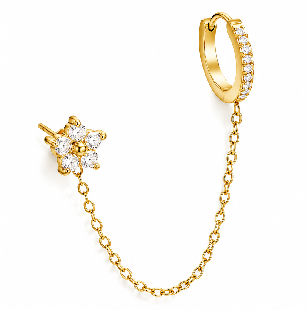 Gold Chain Earring