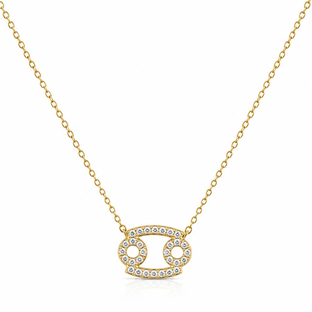 Cancer Zodiac Necklace – Stainless Steel