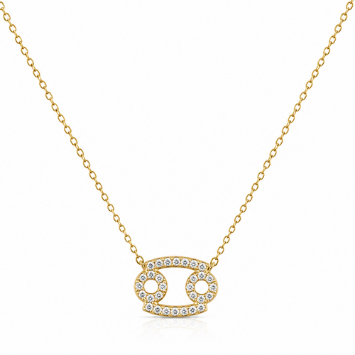 Cancer Zodiac Necklace – Stainless Steel
